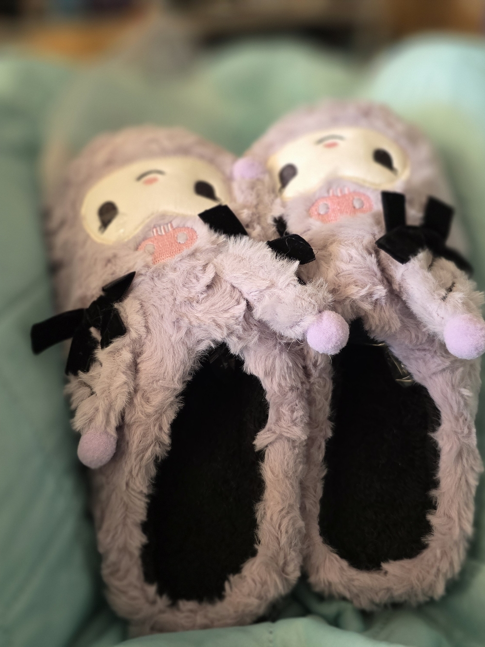 Sanrio Kuromi Purple Slippers